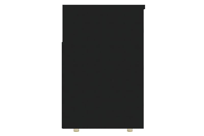 skoreol 105x30x45 cm spånplade sort - Sort - Skoskab - Entréopbevaring - Skoopbevaring