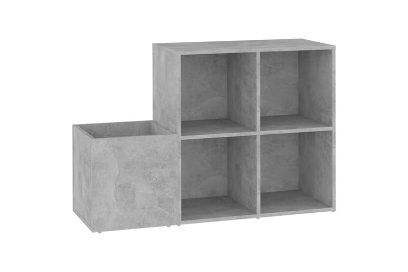 skoreol 105x35,5x70 cm spånplade betongrå - Grå - Opbevaring - Skoopbevaring