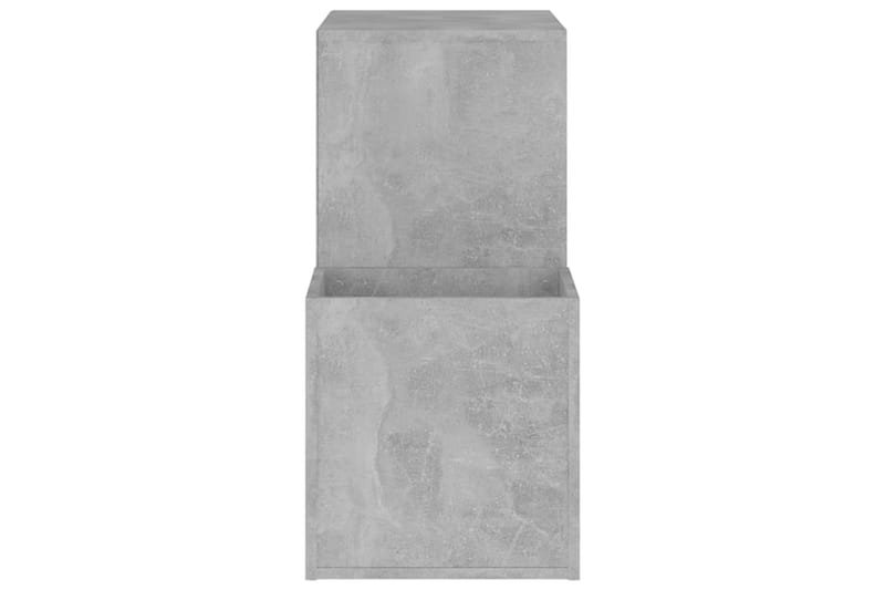 skoreol 105x35,5x70 cm spånplade betongrå - Grå - Opbevaring - Skoopbevaring