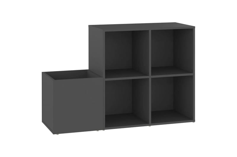 skoreol 105x35,5x70 cm spånplade grå - Grå - Opbevaring - Skoopbevaring
