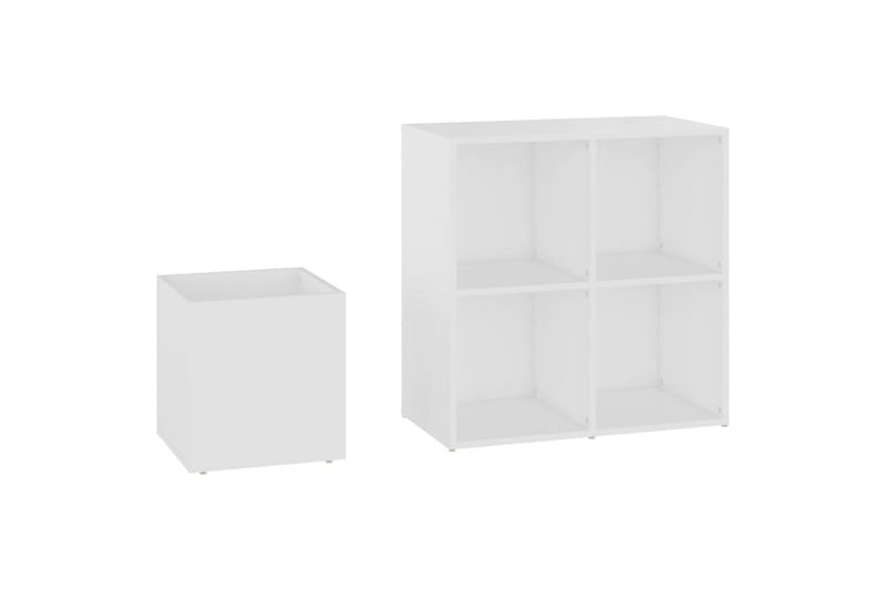 skoreol 105x35,5x70 cm spånplade hvid - Hvid - Opbevaring - Skoopbevaring