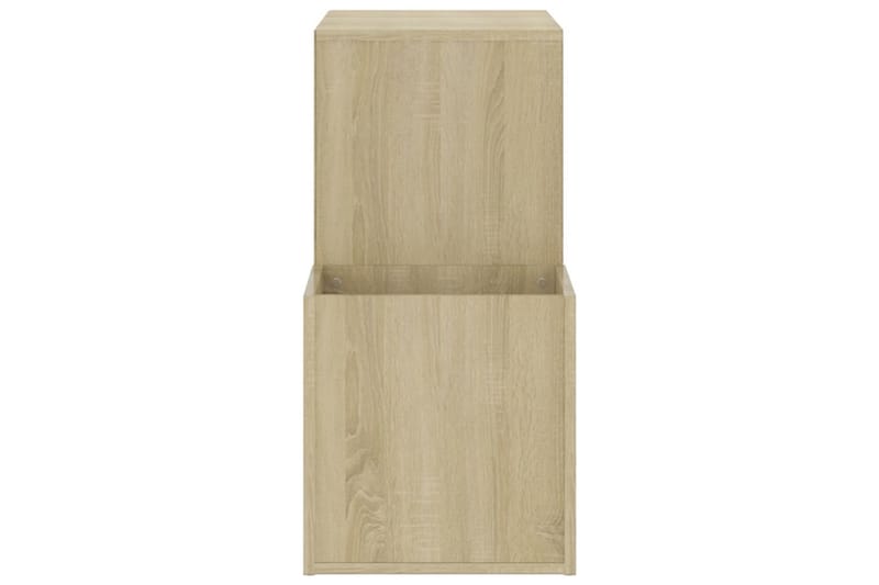 skoreol 105x35,5x70 cm spånplade sonoma-eg - Brun - Opbevaring - Skoopbevaring
