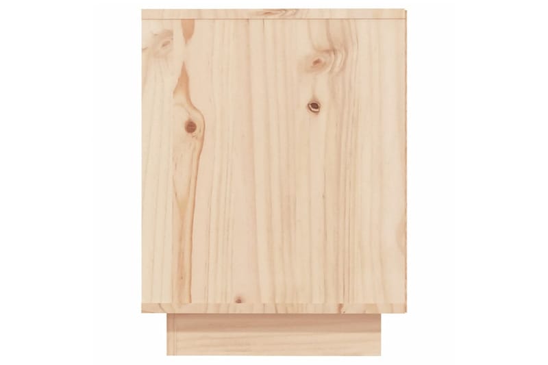 skoreol 110x34x45 cm massivt fyrretræ - Brun - Opbevaring - Skoopbevaring - Skoskab