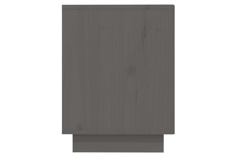 skoreol 110x34x45 cm massivt fyrretræ grå - Grå - Opbevaring - Skoopbevaring - Skoskab