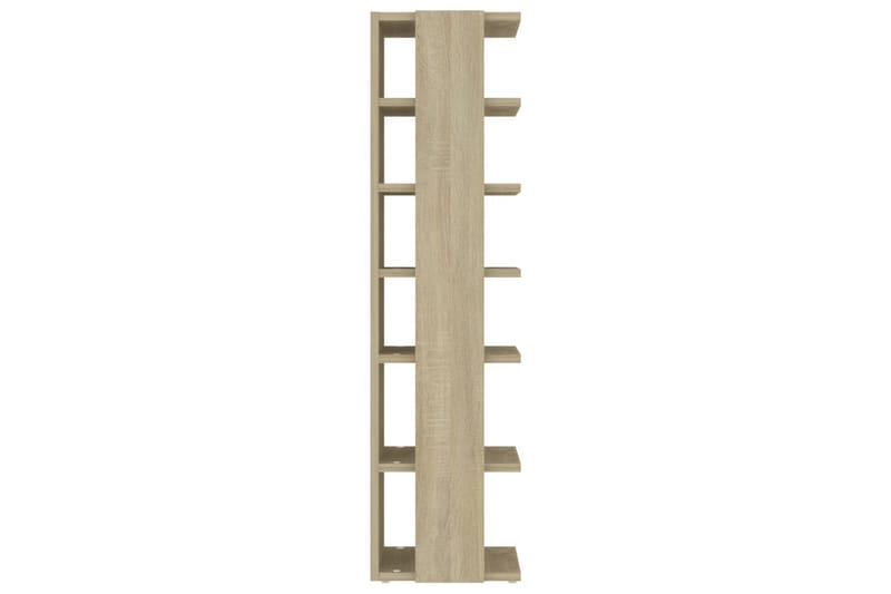 skoreol 25x27x102 cm spånplade sonoma-eg - Brun - Opbevaring - Skoopbevaring