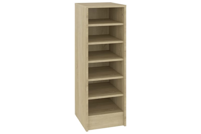 skoreol 31,5x35x90 cm spånplade sonoma-eg - Brun - Opbevaring - Skoopbevaring