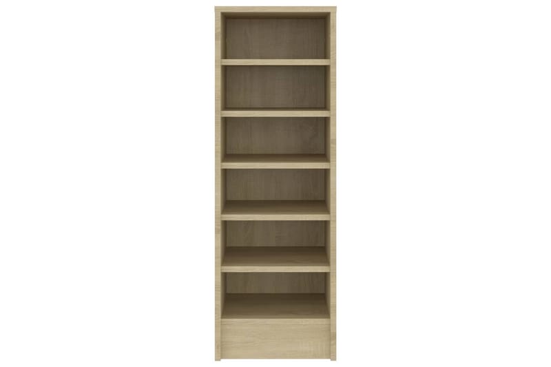 skoreol 31,5x35x90 cm spånplade sonoma-eg - Brun - Opbevaring - Skoopbevaring