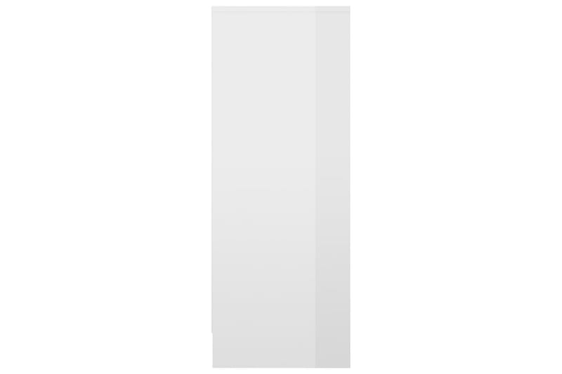 skoreol 31,5x35x92 cm spånplade hvid højglans - Hvid - Entréopbevaring - Skoopbevaring - Skohylde