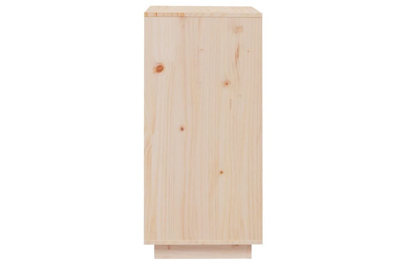 skoreol 35x35x80 cm massivt fyrretræ - Brun - Opbevaring - Skoopbevaring - Skoskab