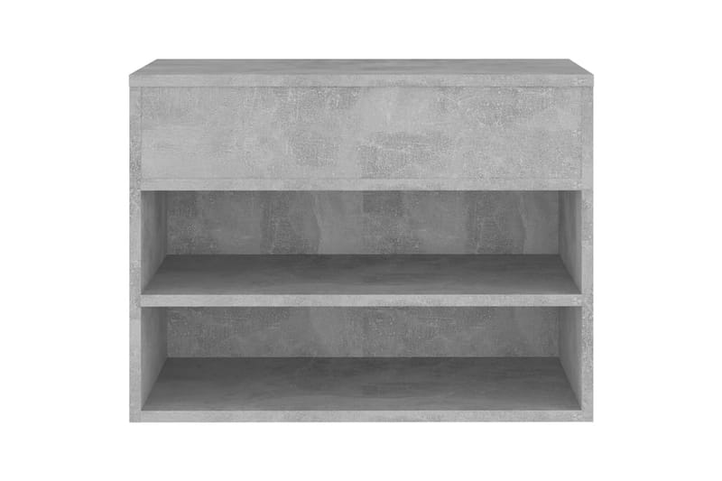 skoreol 60x30x45 cm spånplade betongrå - Grå - Opbevaring - Skoopbevaring - Skoskab