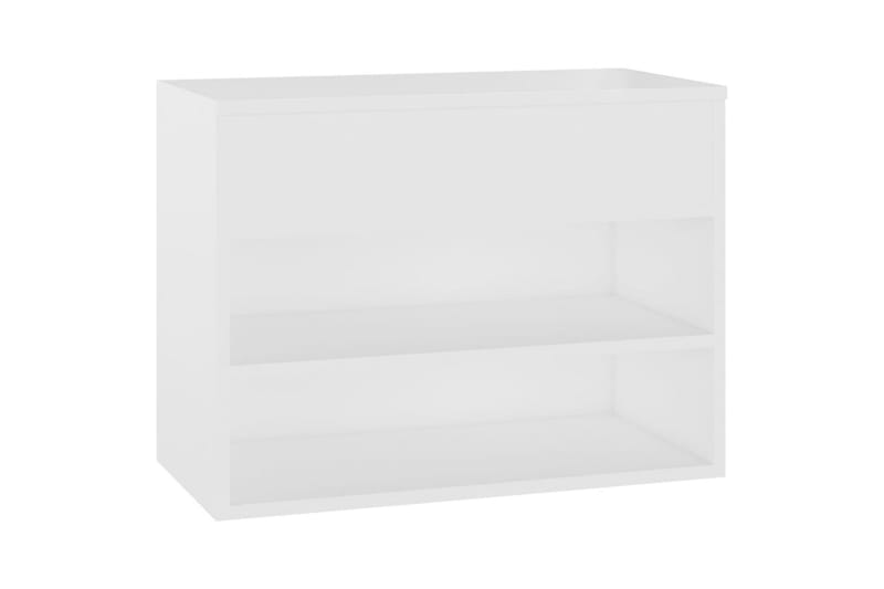 skoreol 60x30x45 cm spånplade hvid - Hvid - Opbevaring - Skoopbevaring