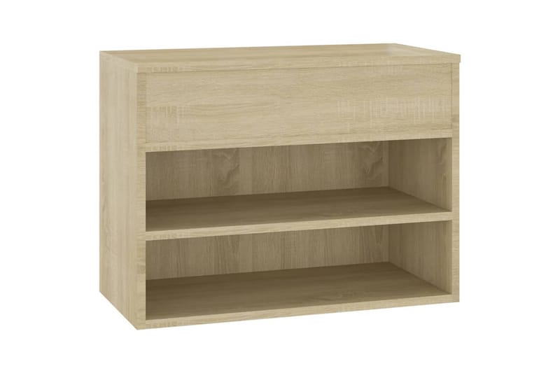 skoreol 60x30x45 cm spånplade sonoma-eg - Brun - Skoskab - Entréopbevaring - Skoopbevaring