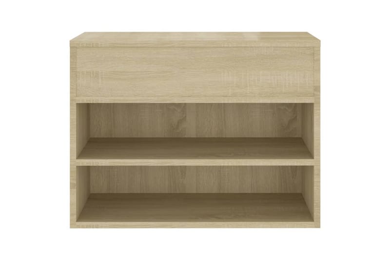 skoreol 60x30x45 cm spånplade sonoma-eg - Brun - Skoskab - Entréopbevaring - Skoopbevaring