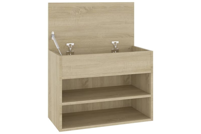 skoreol 60x30x45 cm spånplade sonoma-eg - Brun - Opbevaring - Skoopbevaring - Skoskab