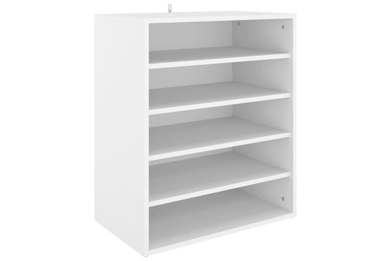 skoreol 60x35x70 cm spånplade hvid - Hvid - Opbevaring - Skoopbevaring