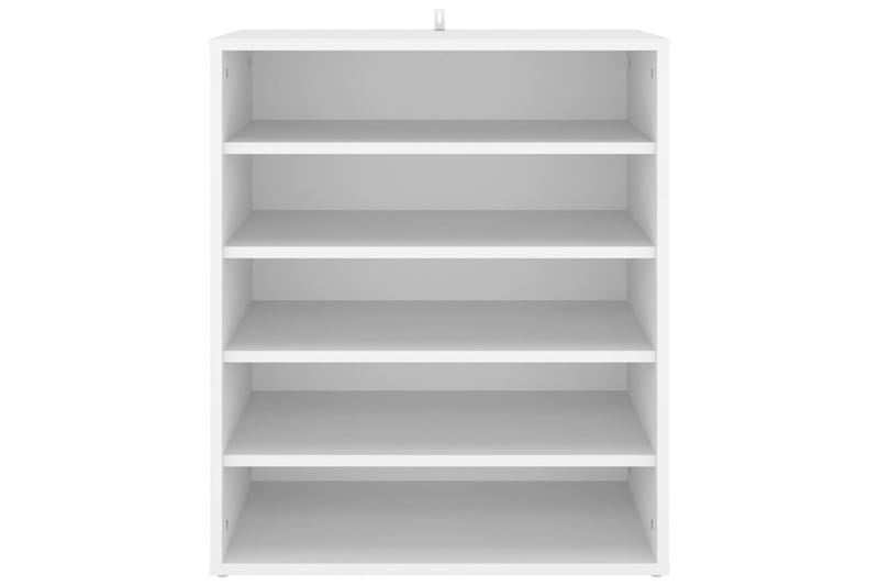 skoreol 60x35x70 cm spånplade hvid - Hvid - Opbevaring - Skoopbevaring