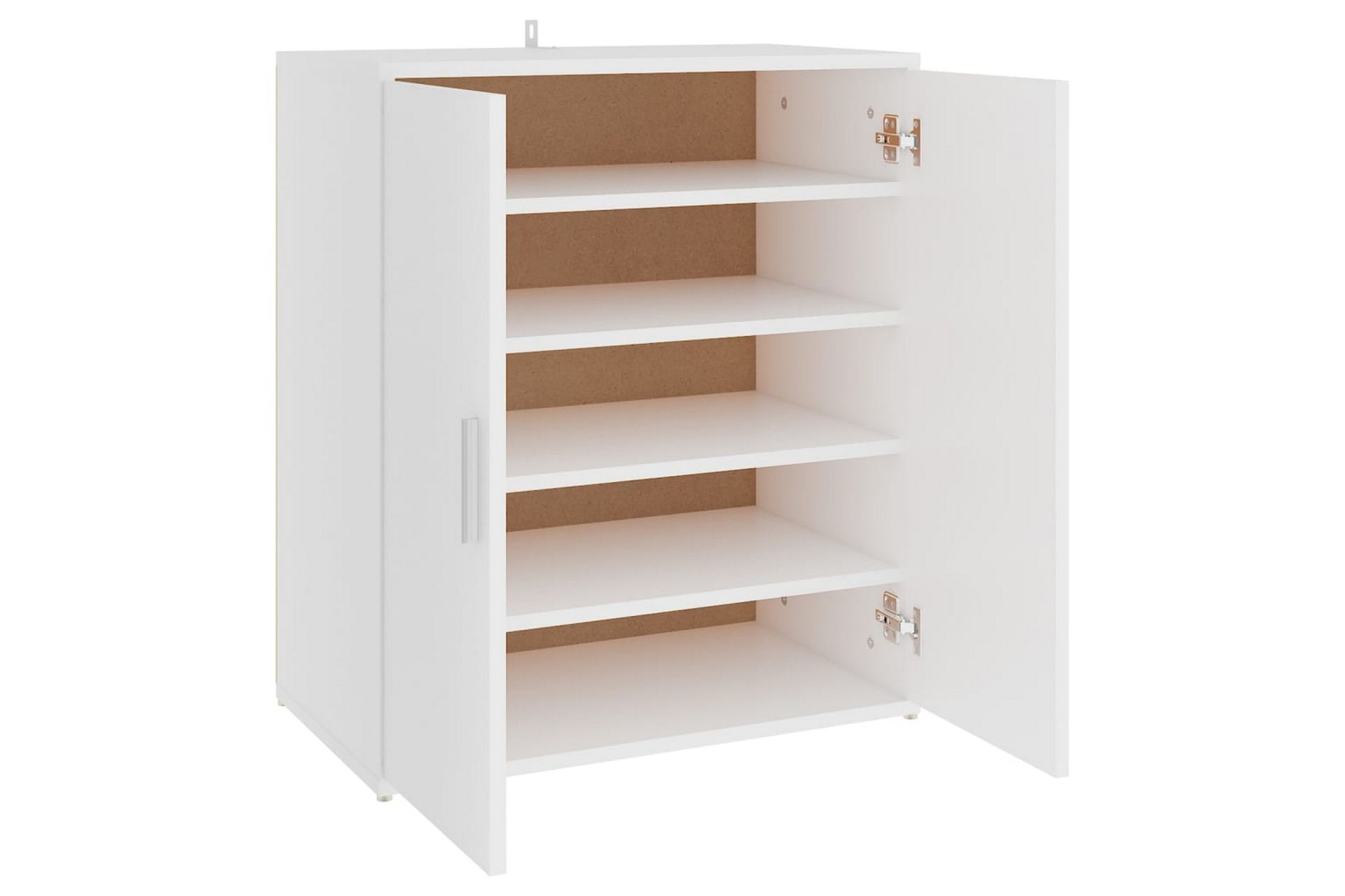 skoreol 60x35x70 cm spånplade hvid - Hvid - Opbevaring - Skoopbevaring