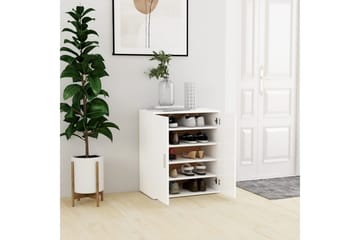 skoreol 60x35x70 cm spånplade hvid - Hvid - Opbevaring - Skoopbevaring