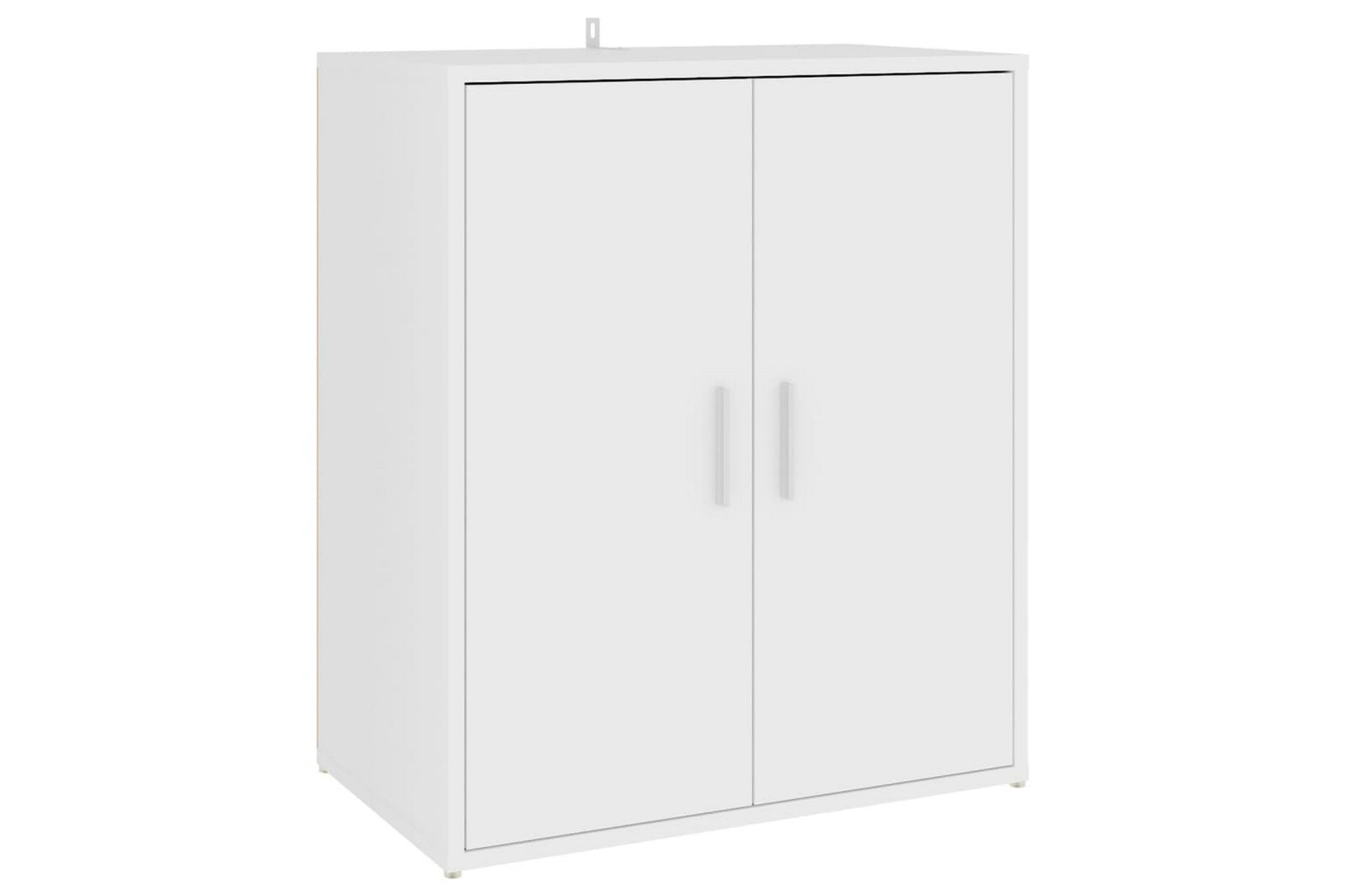 skoreol 60x35x70 cm spånplade hvid - Hvid - Opbevaring - Skoopbevaring