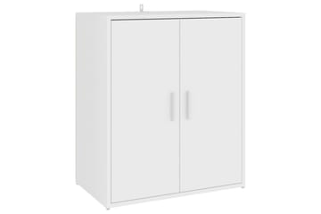 skoreol 60x35x70 cm spånplade hvid - Hvid - Opbevaring - Skoopbevaring