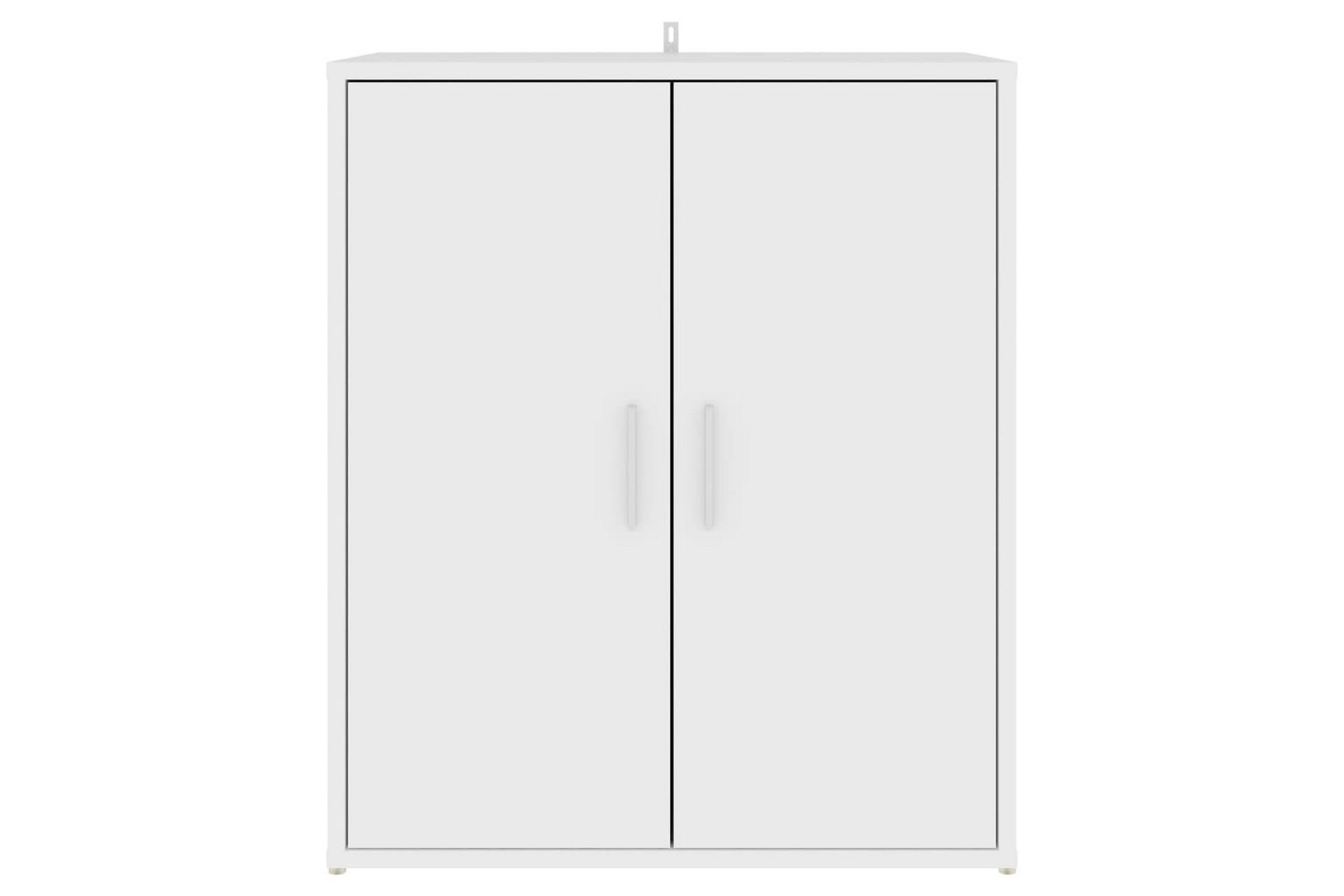 skoreol 60x35x70 cm spånplade hvid - Hvid - Opbevaring - Skoopbevaring