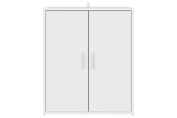 skoreol 60x35x70 cm spånplade hvid - Hvid - Opbevaring - Skoopbevaring
