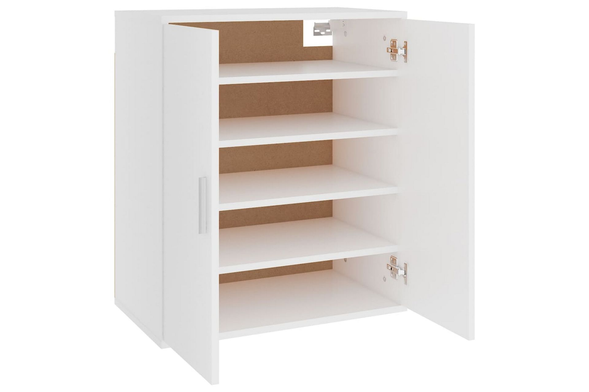 skoreol 60x35x70 cm spånplade hvid - Hvid - Opbevaring - Skoopbevaring