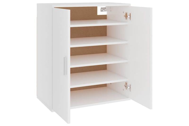 skoreol 60x35x70 cm spånplade hvid - Hvid - Opbevaring - Skoopbevaring