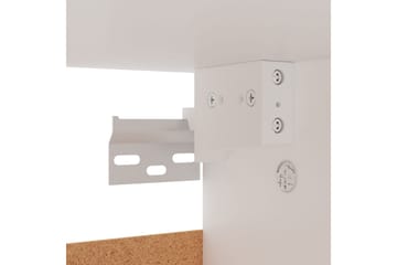 skoreol 60x35x70 cm spånplade hvid - Hvid - Opbevaring - Skoopbevaring
