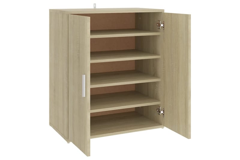 skoreol 60x35x70 cm spånplade sonoma-eg - Brun - Entréopbevaring - Skoopbevaring - Skohylde