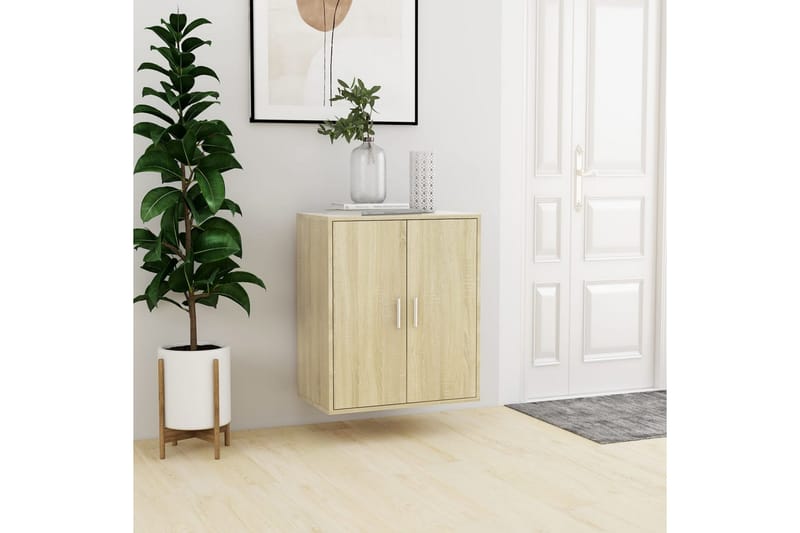 skoreol 60x35x70 cm spånplade sonoma-eg - Brun - Entréopbevaring - Skoopbevaring - Skohylde