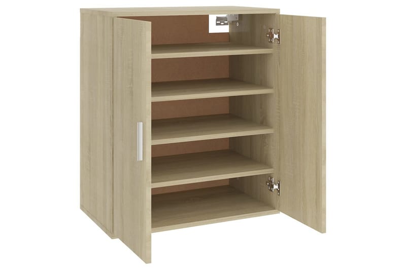 skoreol 60x35x70 cm spånplade sonoma-eg - Brun - Entréopbevaring - Skoopbevaring - Skohylde