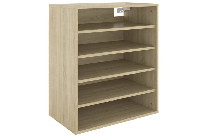 skoreol 60x35x70 cm spånplade sonoma-eg - Brun - Entréopbevaring - Skoopbevaring - Skohylde