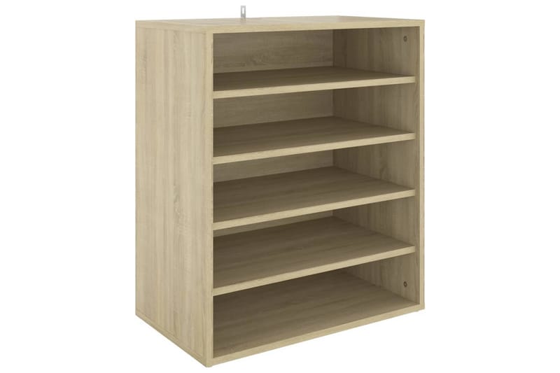 skoreol 60x35x70 cm spånplade sonoma-eg - Brun - Entréopbevaring - Skoopbevaring - Skohylde