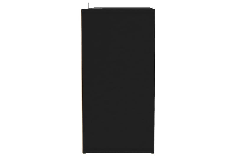skoreol 60x35x70 cm spånplade sort - Sort - Entréopbevaring - Skoopbevaring - Skohylde