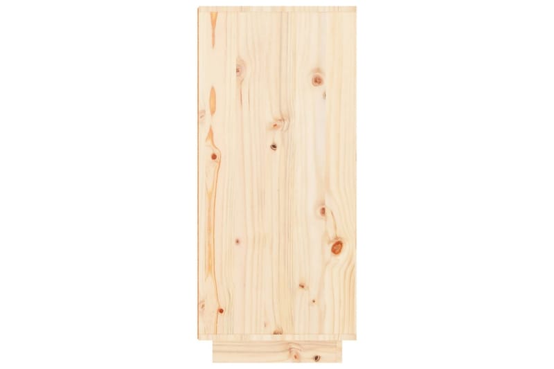 skoreol 60x35x80 cm massivt fyrretræ - Brun - Opbevaring - Skoopbevaring - Skoskab