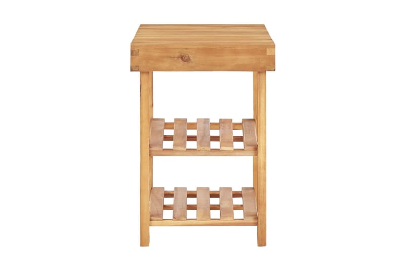 skoreol 70 x 32 x 46 cm massivt akacietræ - Opbevaring - Skoopbevaring