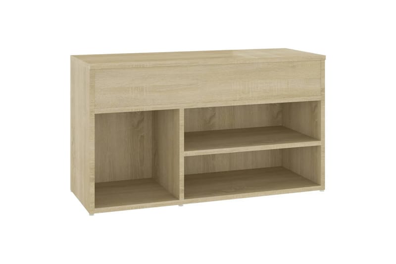 skoreol 80x30x45 cm spånplade sonoma-eg - Brun - Opbevaring - Skoopbevaring - Skoskab