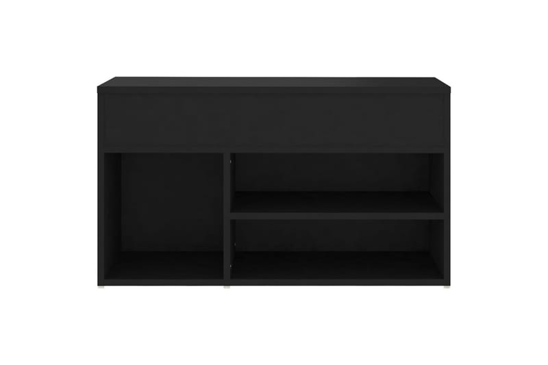 skoreol 80x30x45 cm spånplade sort - Sort - Opbevaring - Skoopbevaring - Skoskab