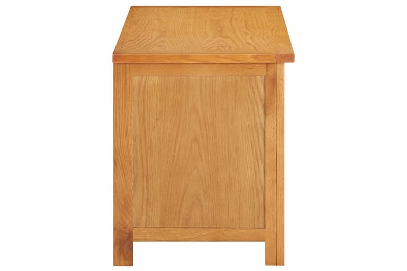 Skoreol 90x37x45 cm Massivt Egetræ - Opbevaring - Skoopbevaring