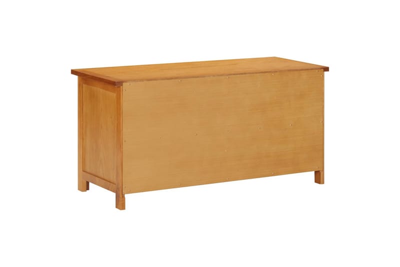 Skoreol 90x37x45 cm Massivt Egetræ - Opbevaring - Skoopbevaring