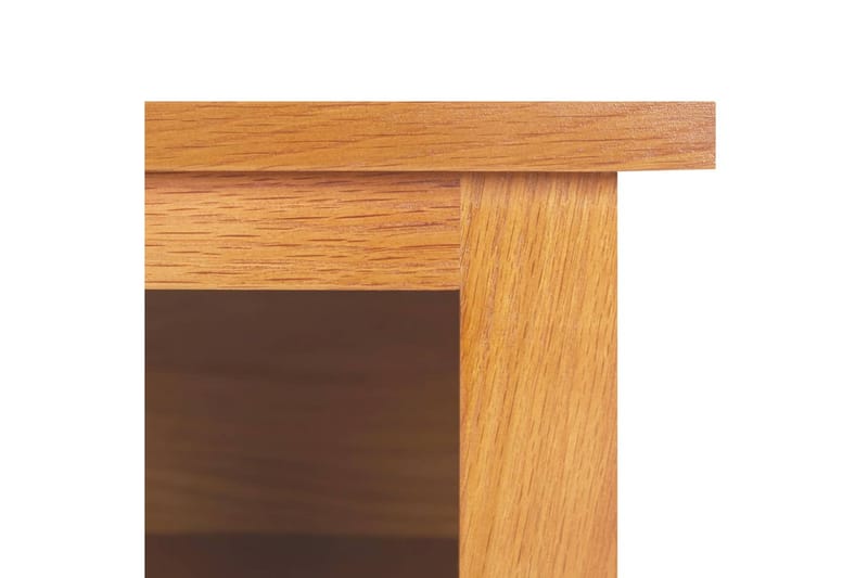 Skoreol 90x37x45 cm Massivt Egetræ - Opbevaring - Skoopbevaring