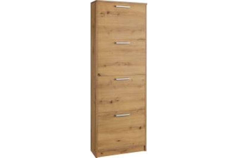 Skoreol Bill 55x21x157 cm, Natur - 55x21x157 cm, Natur - Opbevaring - Skoopbevaring - Skoskab