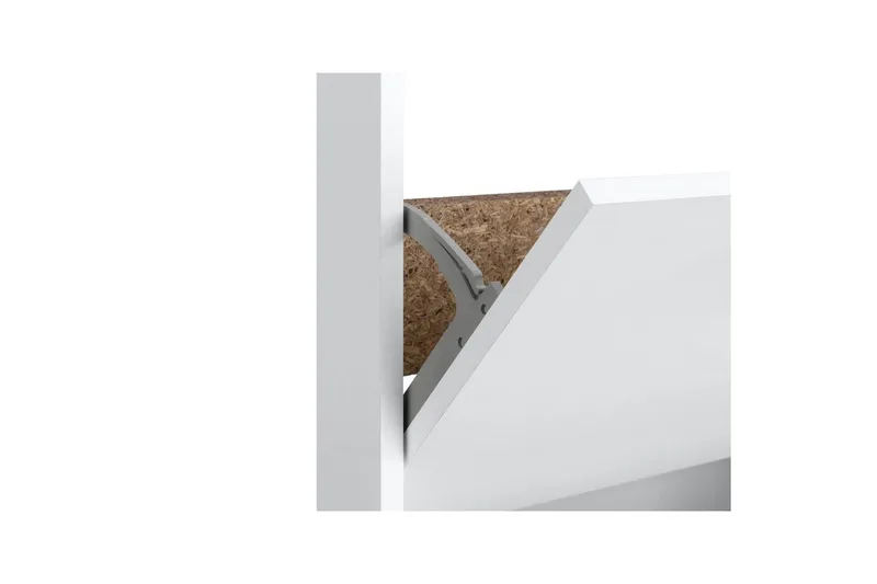 Skoreol Bill 75x21x83 cm, Hvid - 75x21x83 cm, Hvid - Opbevaring - Skoopbevaring - Skoskab