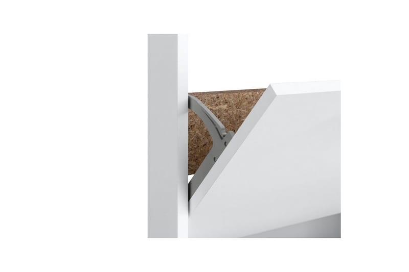 Skoreol Bill 75x21x83 cm, Hvid - 75x21x83 cm, Hvid - Opbevaring - Skoopbevaring