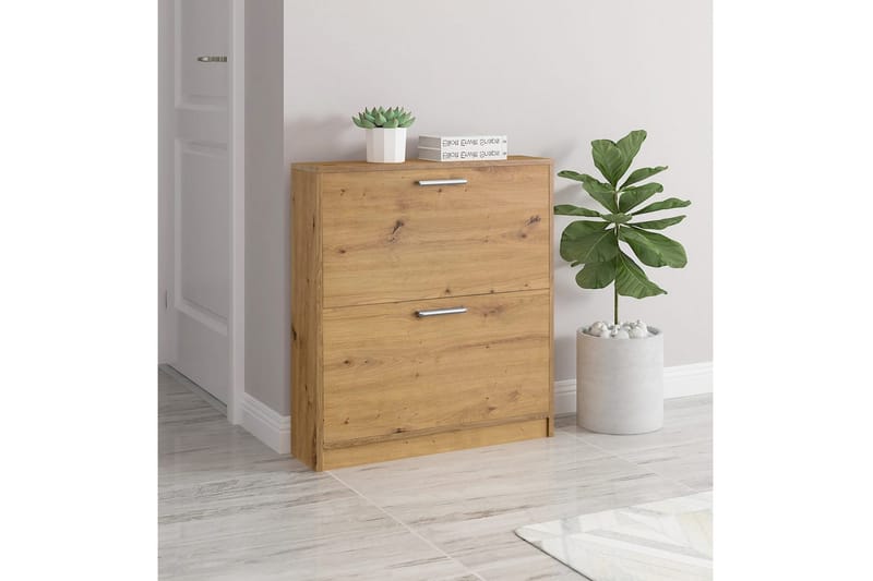 Skoreol Bill 75x21x83 cm, Natur - 75x21x83 cm, Natur - Opbevaring - Skoopbevaring - Skoskab