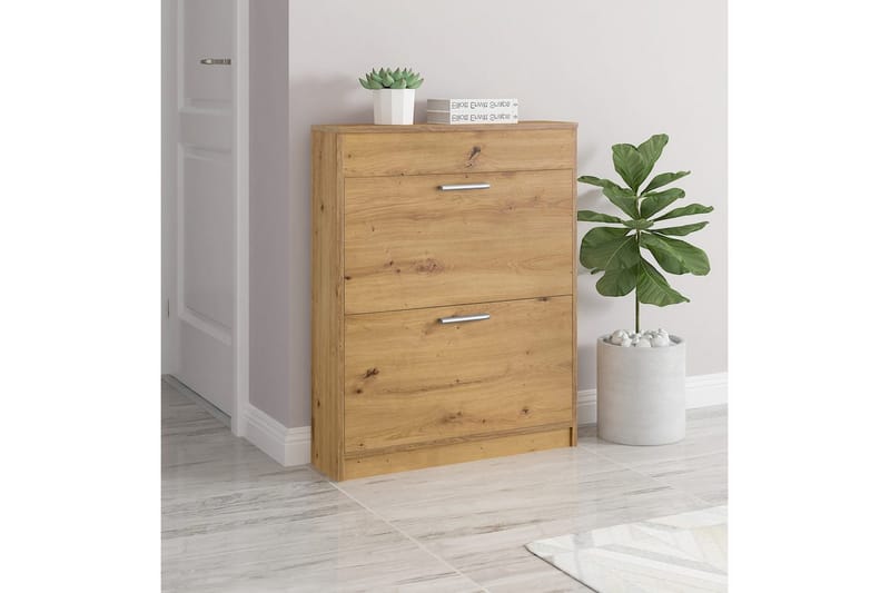 Skoreol Bill 75x21x95 cm, Natur - 75x21x95 cm, Natur - Opbevaring - Skoopbevaring - Skoskab