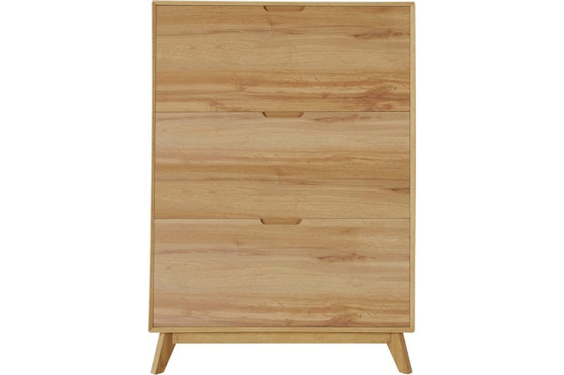 Skoreol Ezra 3 flapper 89x24x125 cm, Wotan Eg - 89x24x125 cm, Wotan Eg - Opbevaring - Skoopbevaring