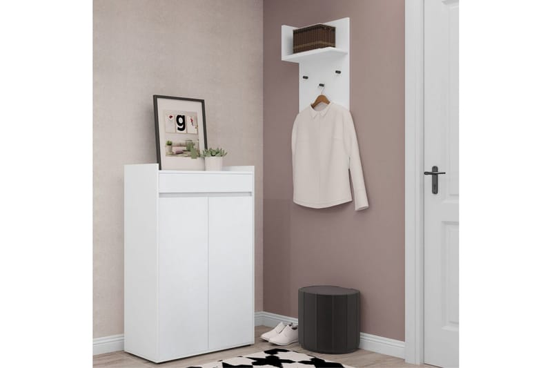 Skoreol Kosmo Hvid - Hvid - Opbevaring - Skoopbevaring - Skoskab