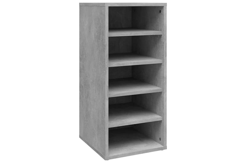 skoreoler 2 stk. 31,5x35x70 cm spånplade betongrå - Grå - Opbevaring - Skoopbevaring